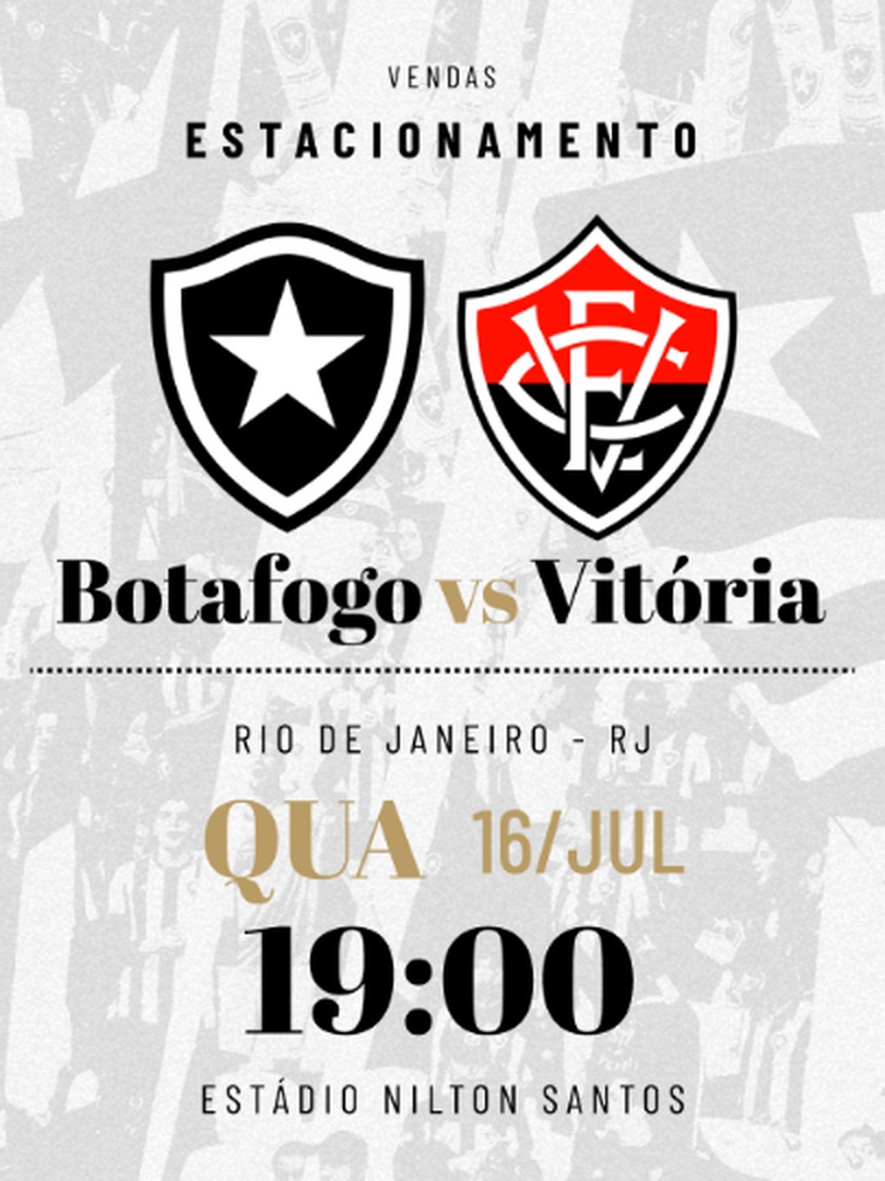 Estacionamento - Botafogo x Vitória - 16/07