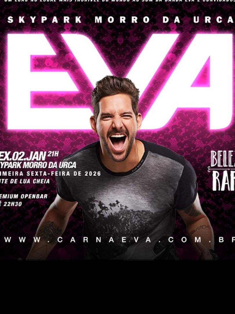 Beleza Rara nas Alturas 2026 | Banda Eva | Skypark em Rio de Janeiro