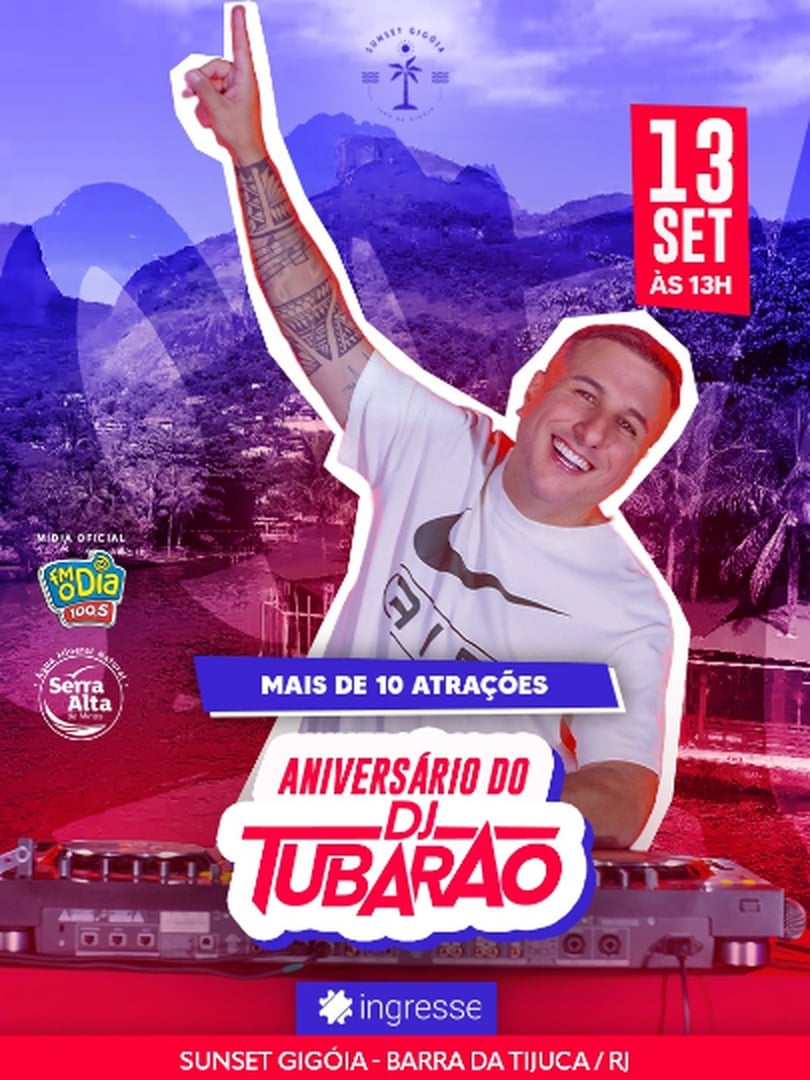Aniversário do Dj Tubarão em Rio de Janeiro