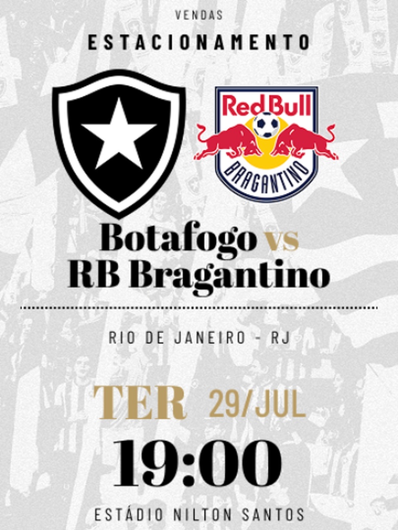 Estacionamento - Botafogo x RB Bragantino - 29/07