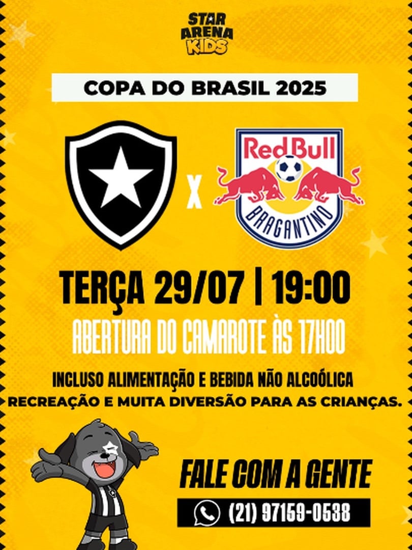 BOTAFOGO X REDBULL BRAGANTINO - STAR ARENA KIDS
