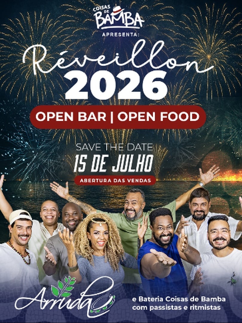 Reveillon Coisa de Bamba 2026 em Rio de Janeiro