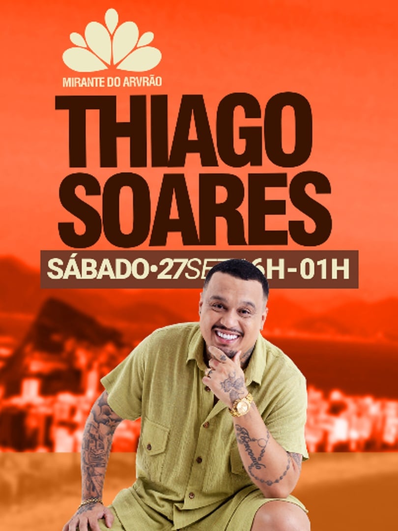 Thiago Soares no Mirante do Arvrão em Rio de Janeiro