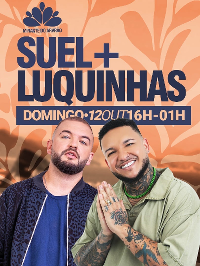 Suel + Luquinhas no Mirante do Arvrão em Rio de Janeiro