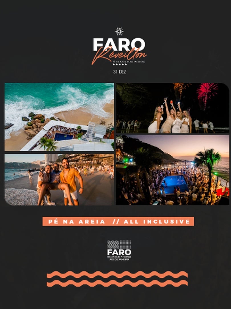 Réveillon Faro 2026 :: All Inclusive – Pé na Areia