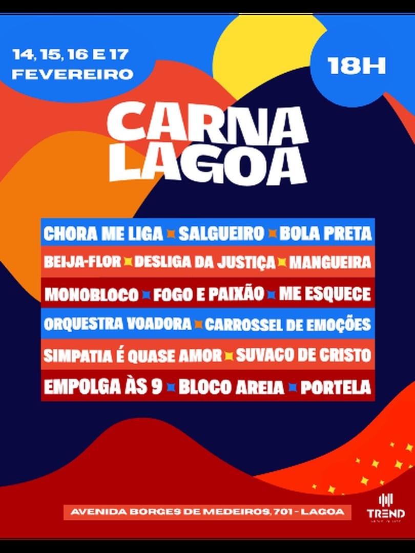Carnalagoa 2026 em Rio de Janeiro