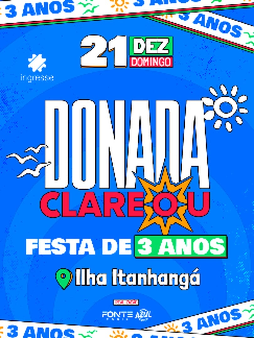 Do Nada Clareou Festa de 3 Anos em Rio de Janeiro
