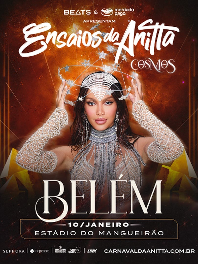 Ensaios da Anitta 2026 - Belém