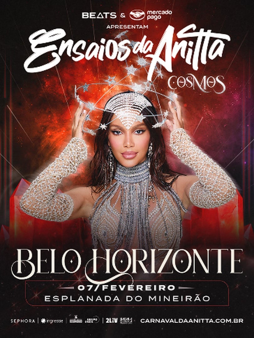 Ensaios da Anitta 2026 - Belo Horizonte