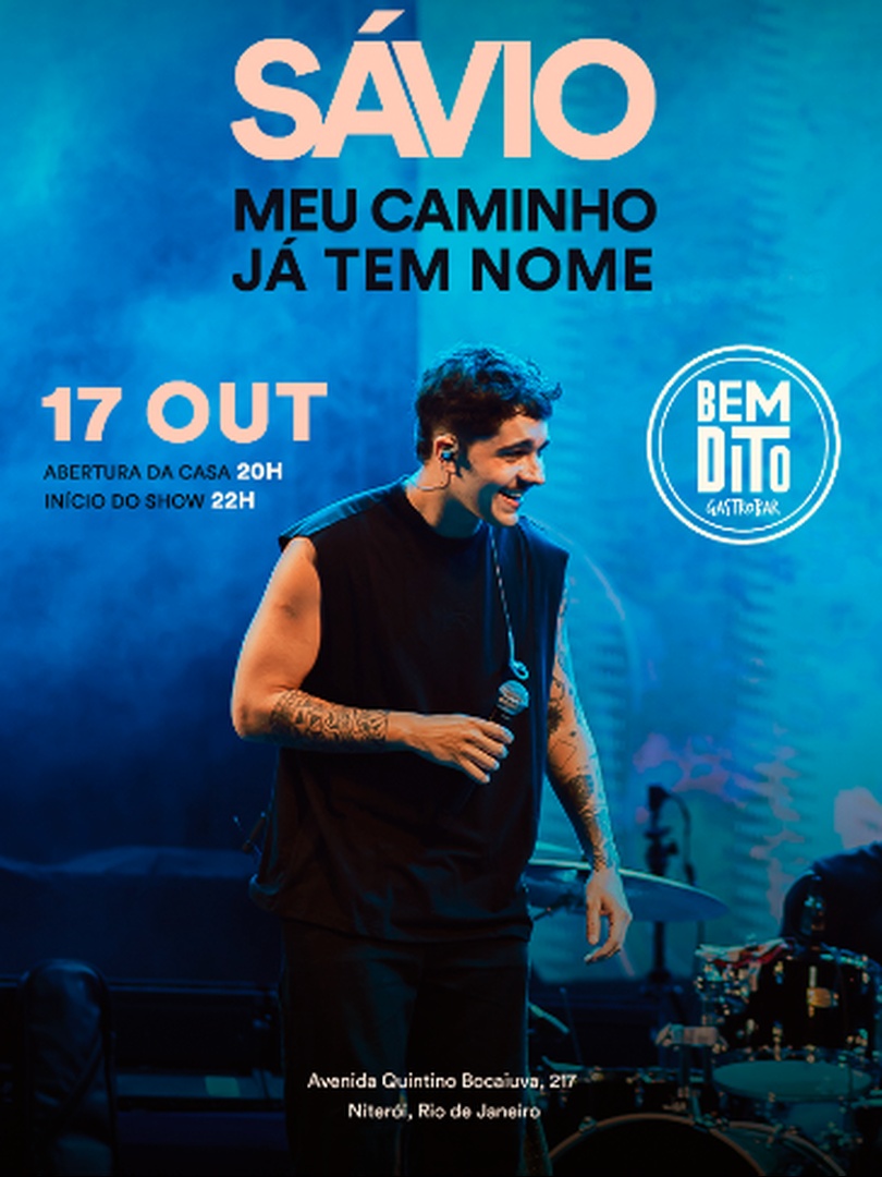 Sávio no Bemdito em Niterói
