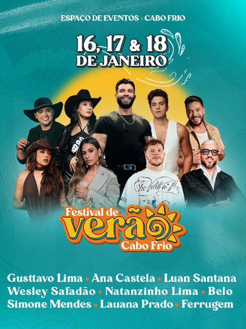 Festival de Verão Cabo Frio - Wesley Safadão, Gusttavo Lima e Ferrugem