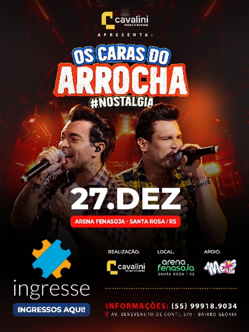 Os Caras do Arrocha em Santa Rosa