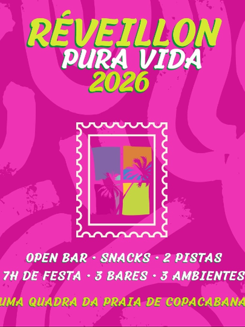 Réveillon 2026 Pura Vida - Copacabana