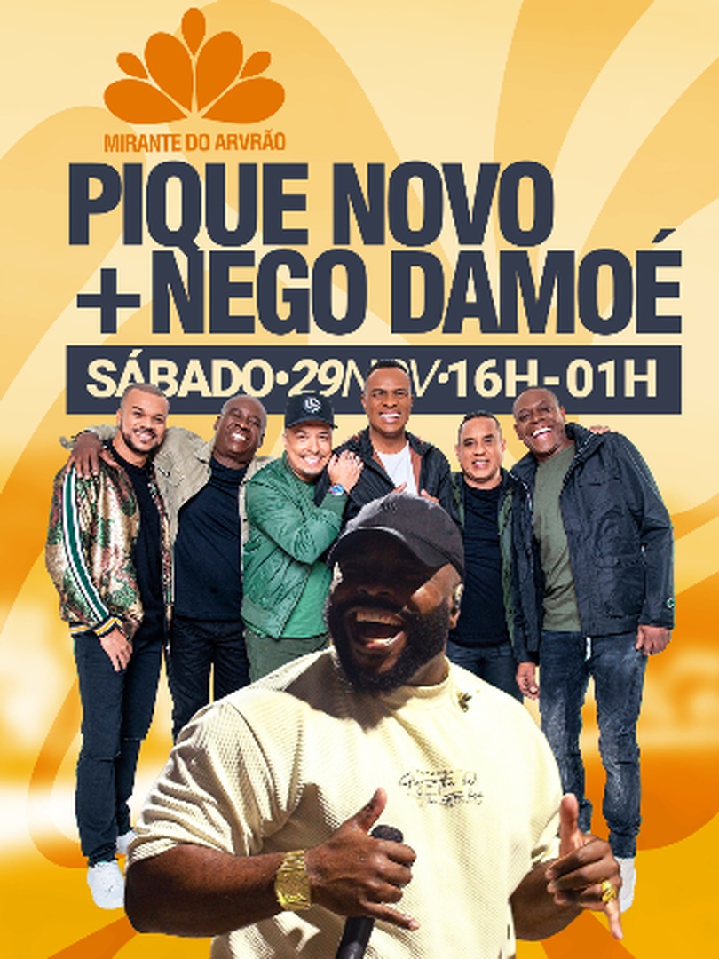 Pique Novo + Nego Damoe no Mirante do Arvrão em Rio de Janeiro