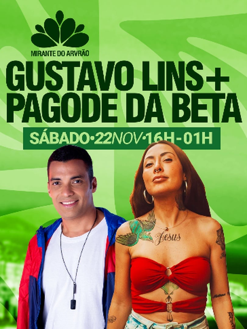 Gustavo Lins + Pagode da Beta no Mirante do Arvrão em Rio de Janeiro