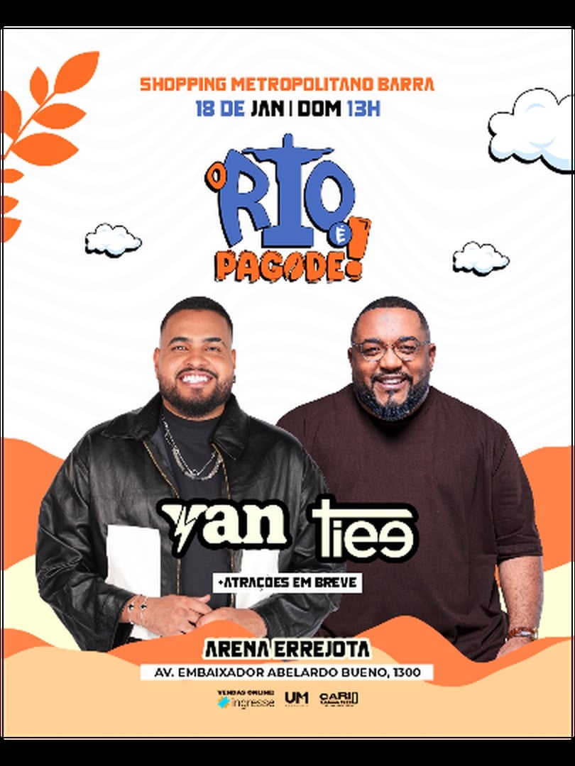 O Rio é Pagode no Shopping Metropolitano Barra em Rio de Janeiro