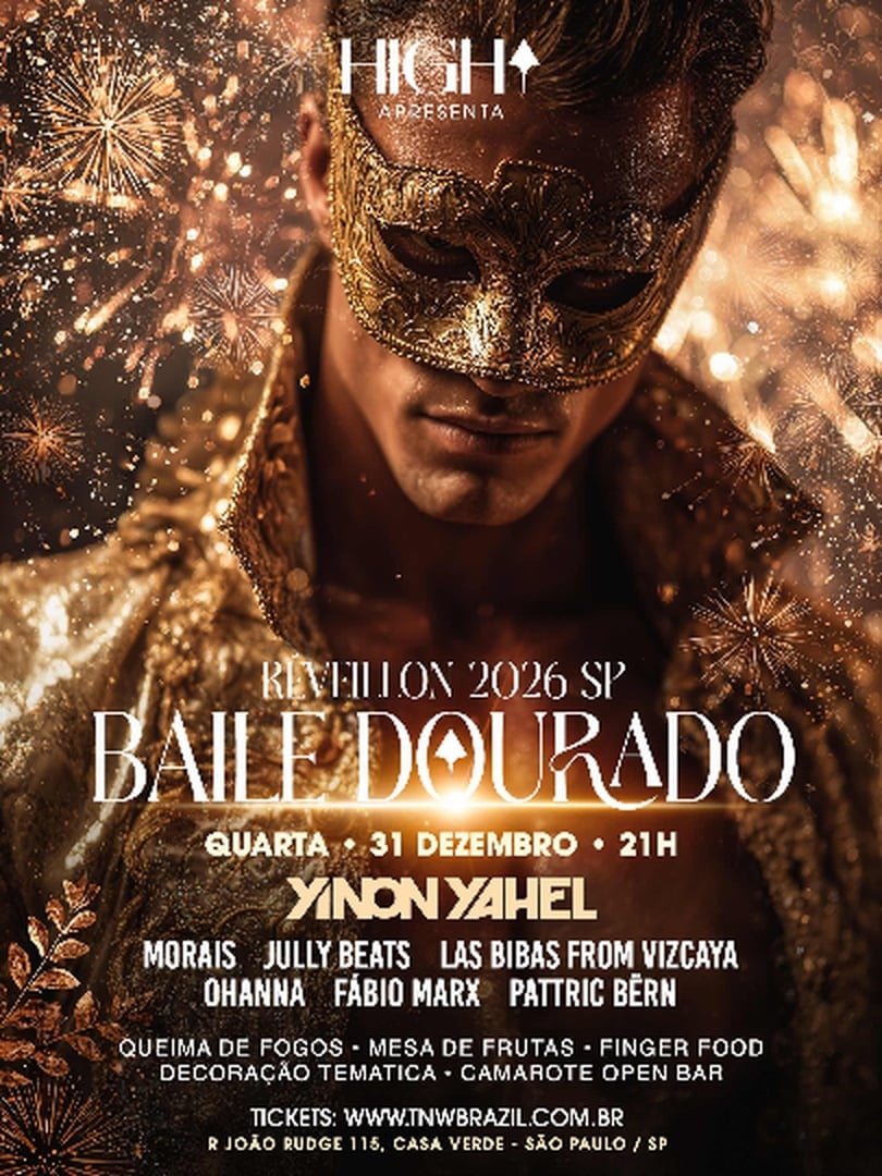 31.12 | BAILE DOURADO | HIGH CLUB | RÉVEILLON 2026