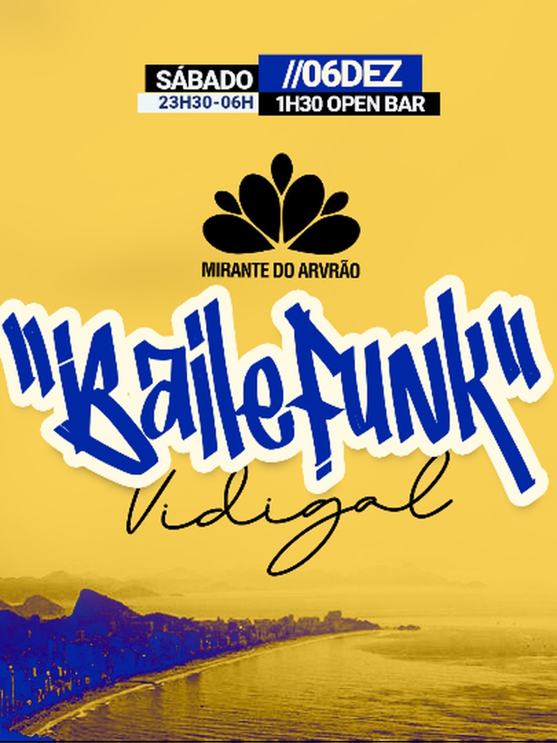 Baile Funk no Mirante do Arvrão em Rio de Janeiro