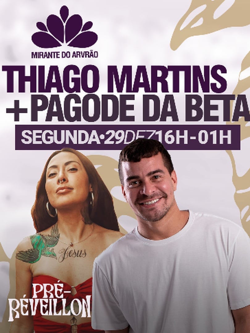 Thiago Martins + Pagode da Beta no Mirante do Arvrão