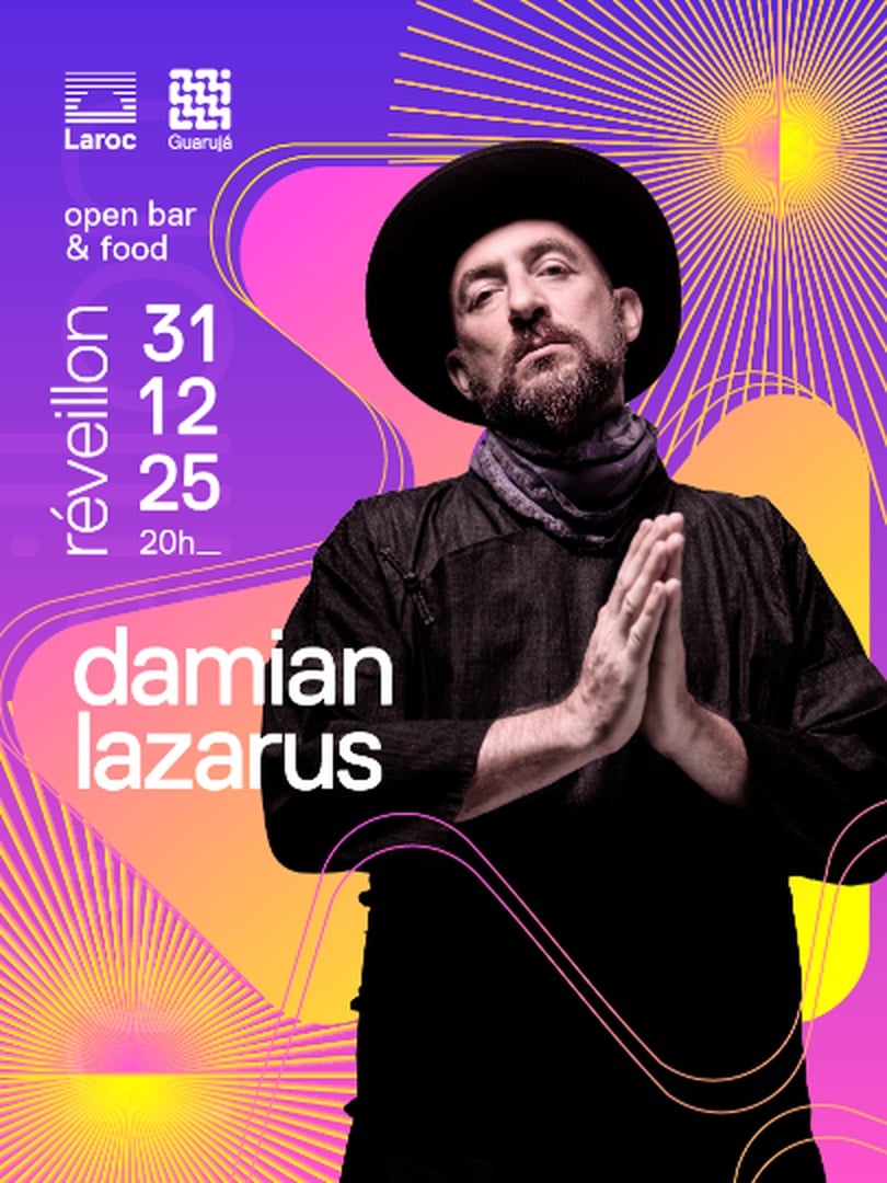 Laroc Guarujá Convida: Réveillon 2026 com Damian Lazarus