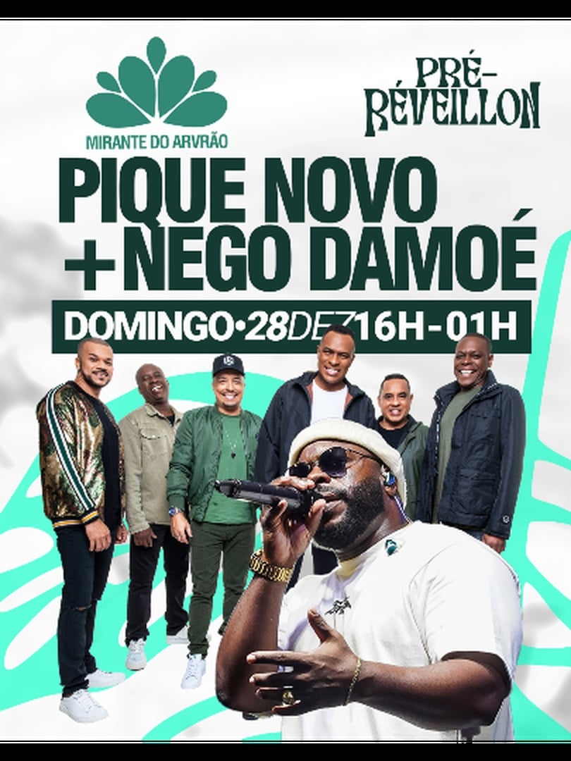 Pique Novo + Nego Damoé no Mirante do Arvrão em Rio de Janeiro