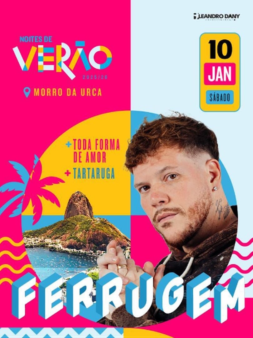 Noites de Verão 2026 Apresenta: Ferrugem ao Vivo em Rio de Janeiro