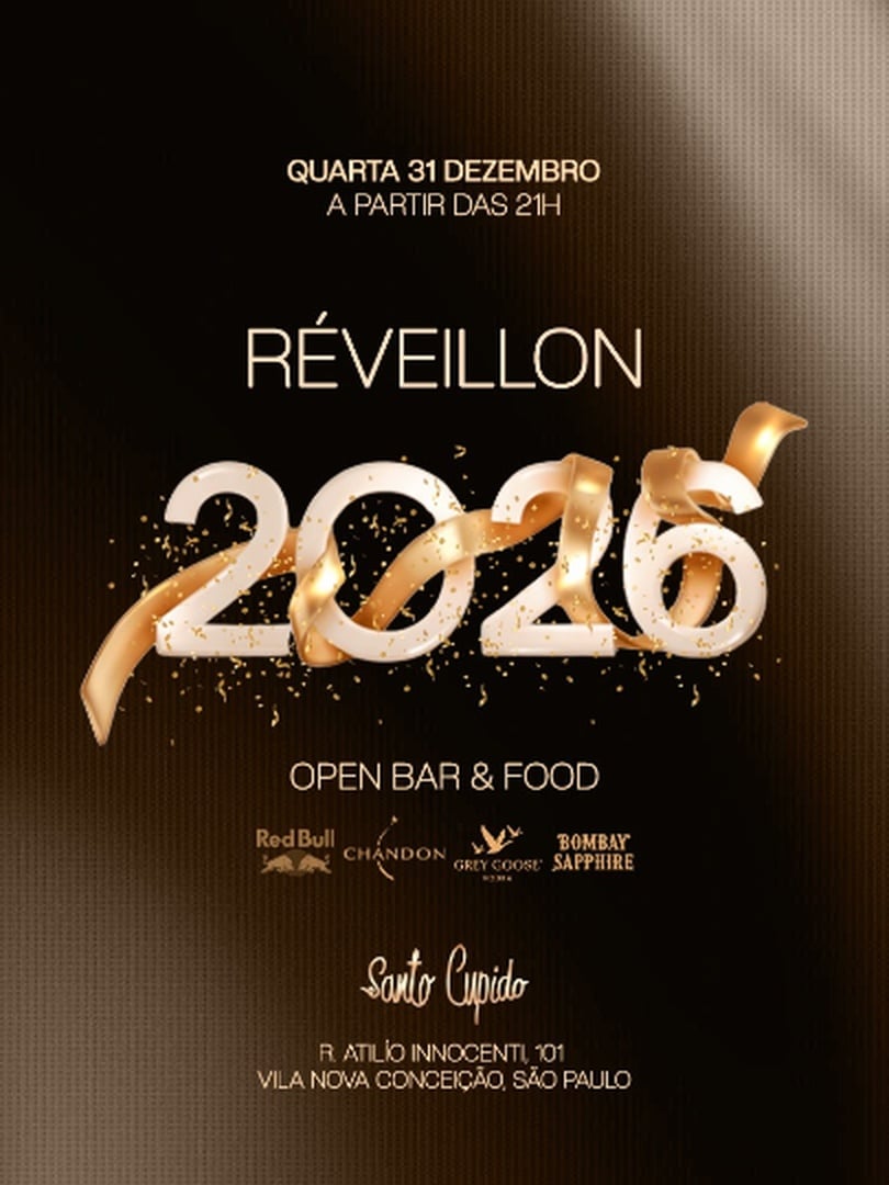 Réveillon Santo Cupido 2026 em São Paulo
