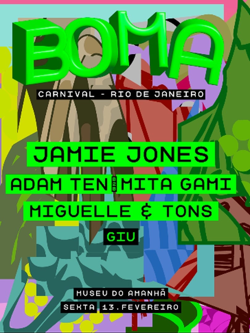 Boma Presents: Jamie Jones, Adam Ten & Mita Gami em Rio de Janeiro