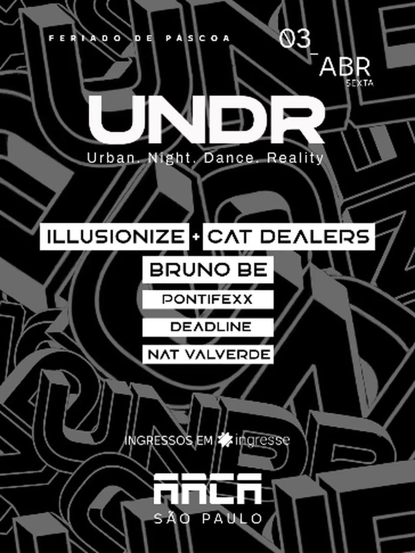 Capa do evento: FESTA UNDR _ NA ARCA