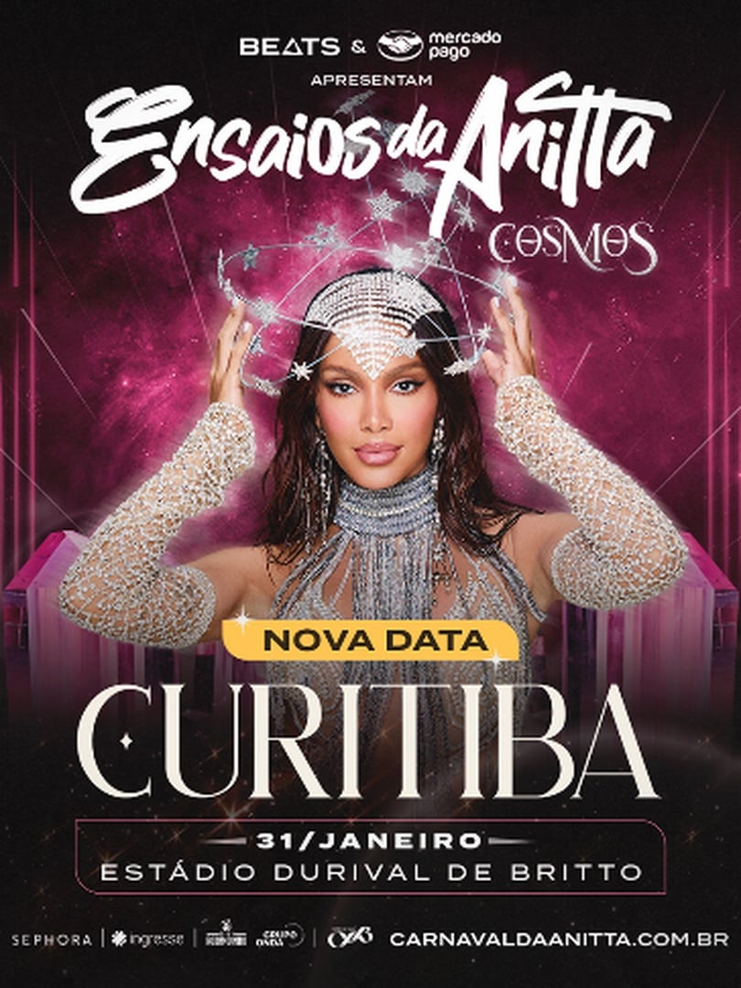 Ensaios da Anitta 2026 - Curitiba