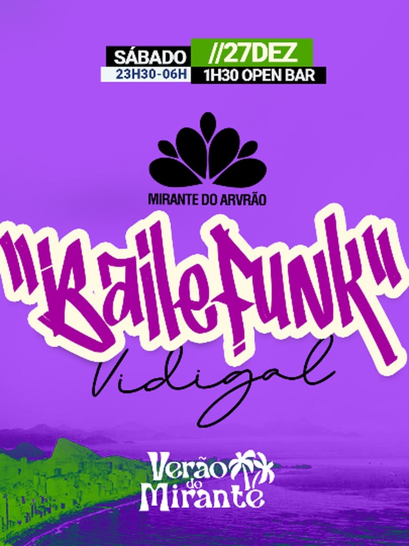 Baile Funk no Mirante do Arvrão em Rio de Janeiro