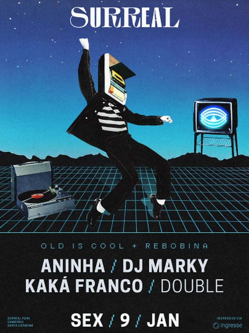 Capa do evento: 9.⁠ ⁠JAN. OLD IS COOL + REBOBINA | SURREAL