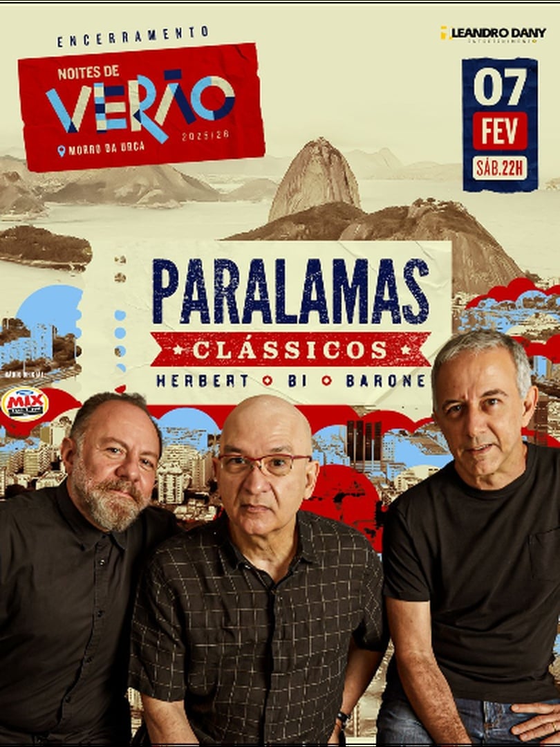 Noites de Verão Apresenta : Os Paralamas do Sucesso em Rio de Janeiro