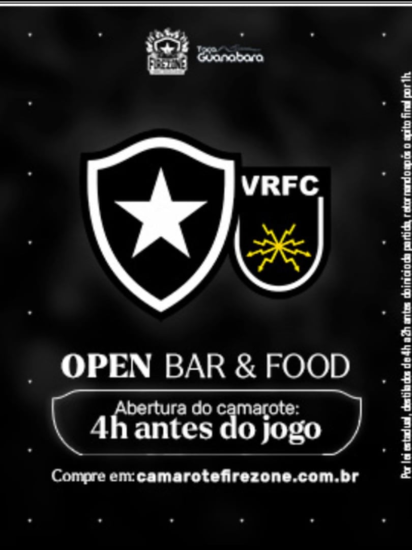 Camarote Firezone - Botafogo x Volta Redonda