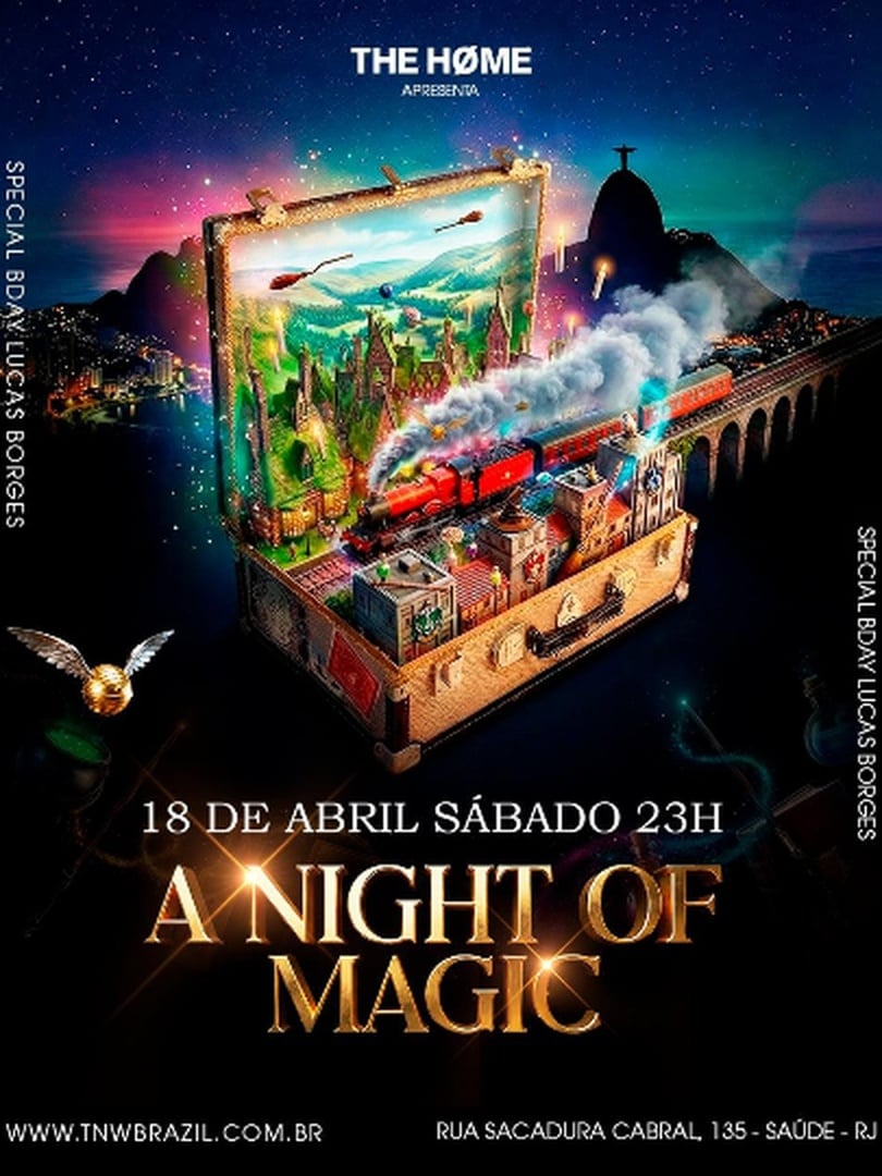 Capa do evento: 18.04 | THE HOME RIO | A NIGHT OF MAGIC | TNW