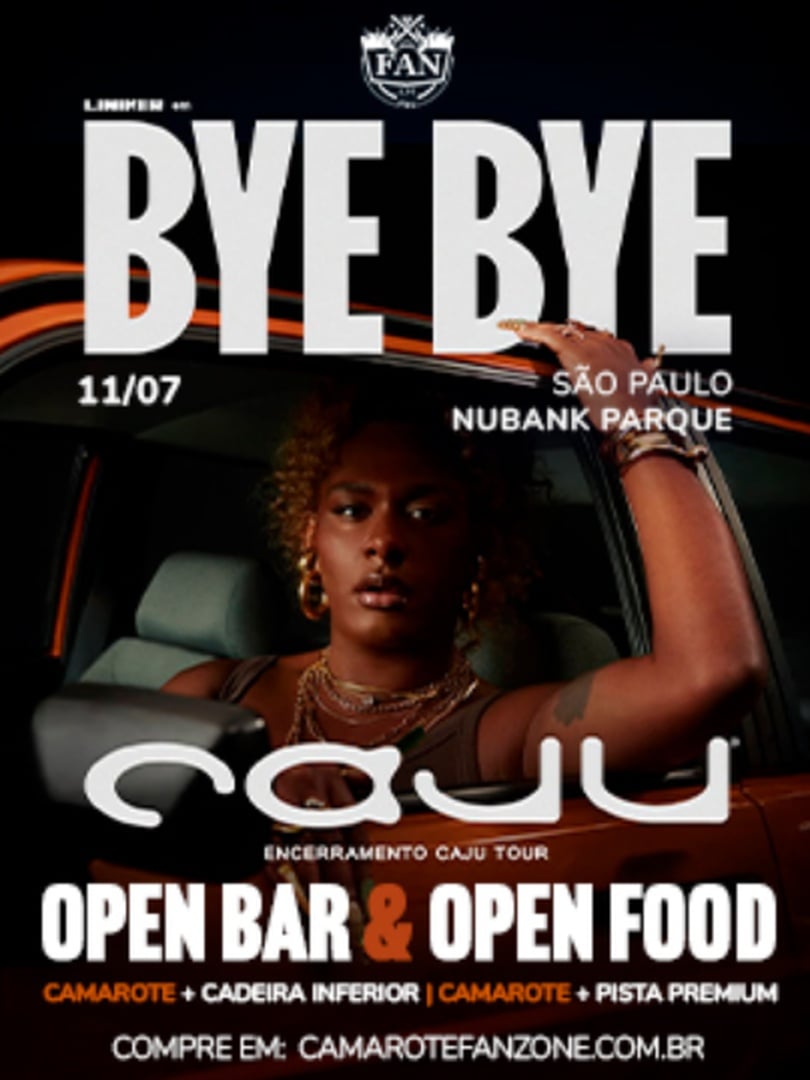 Camarote Fanzone - Liniker - Bye Bye - Caju