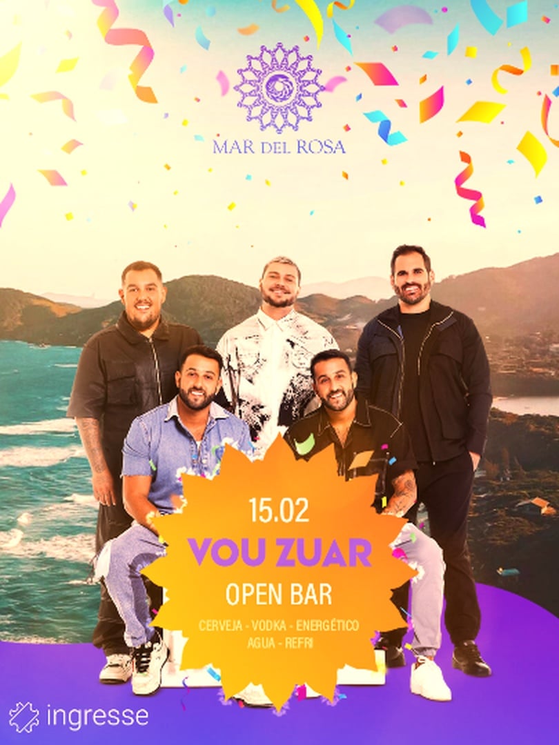 Mar Del Rosa Carnaval Vou Zuar Open Bar em Imbituba