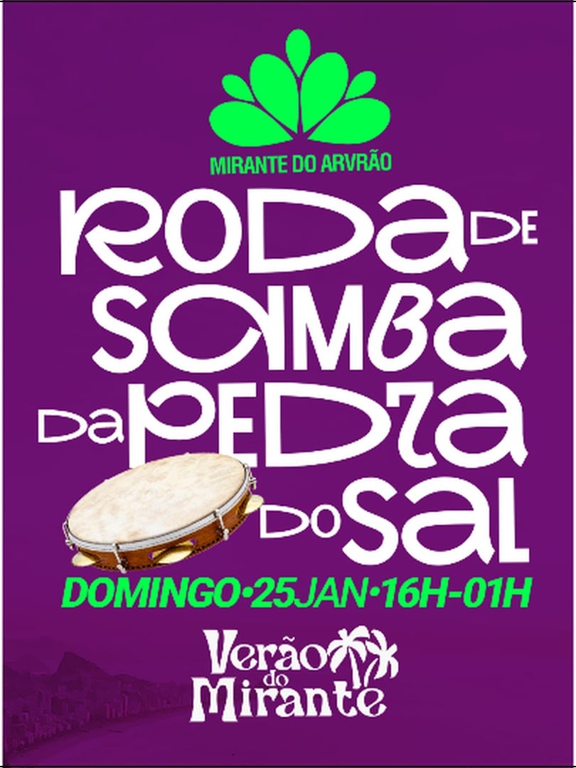 Roda de Samba da Pedra do Sal no Mirante do Arvrão