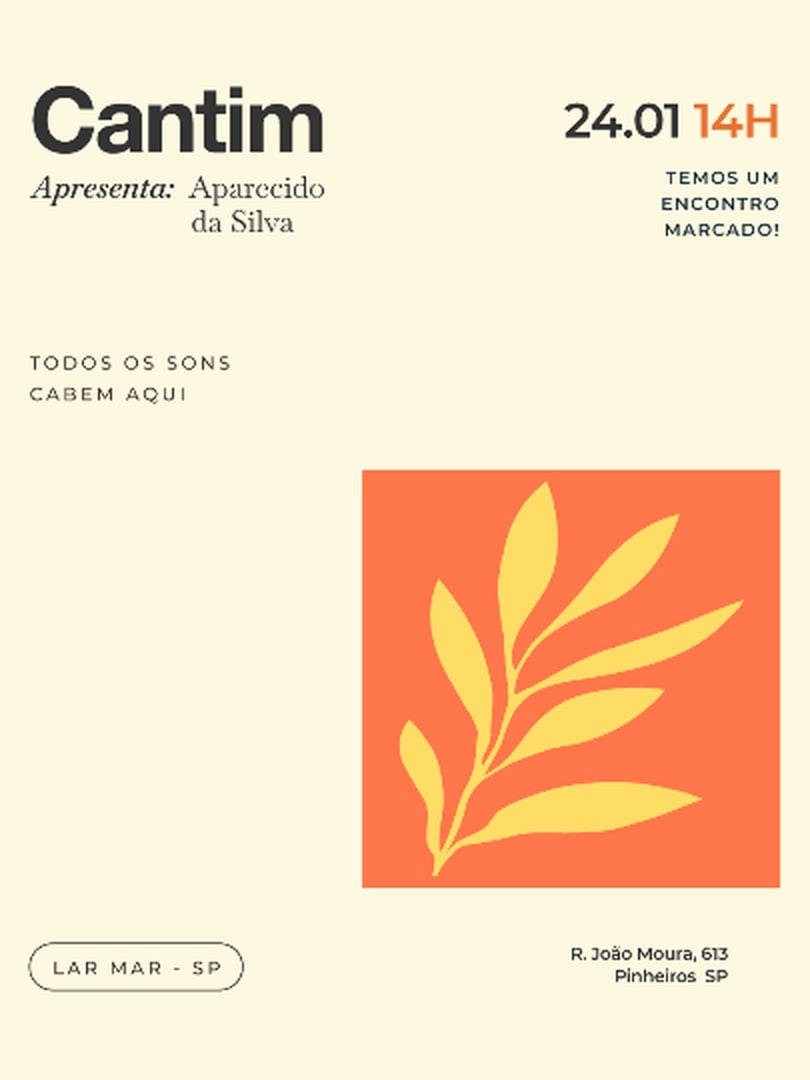 Lar Mar apresenta Cantim