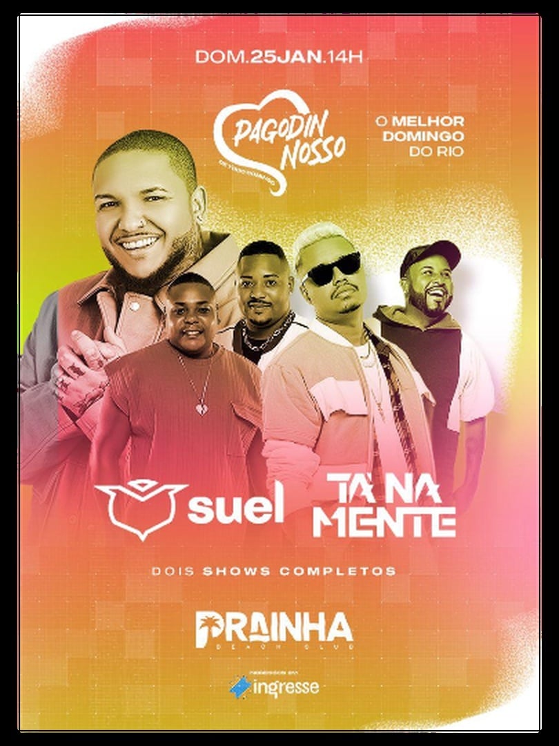 Prainha Club  Convida Suel e Ta na Mente em Rio de Janeiro
