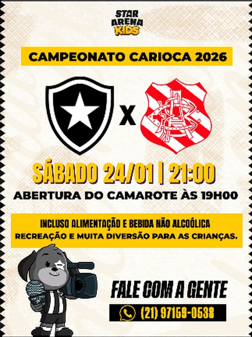 BOTAFOGO X BANGU - STAR ARENA KIDS