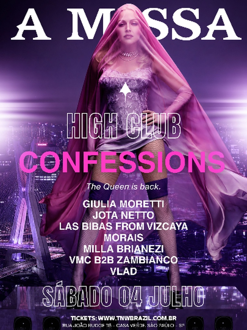 04.07 | A MISSA CONFESSIONS | HIGH CLUB | SÃO PAULO | TNW