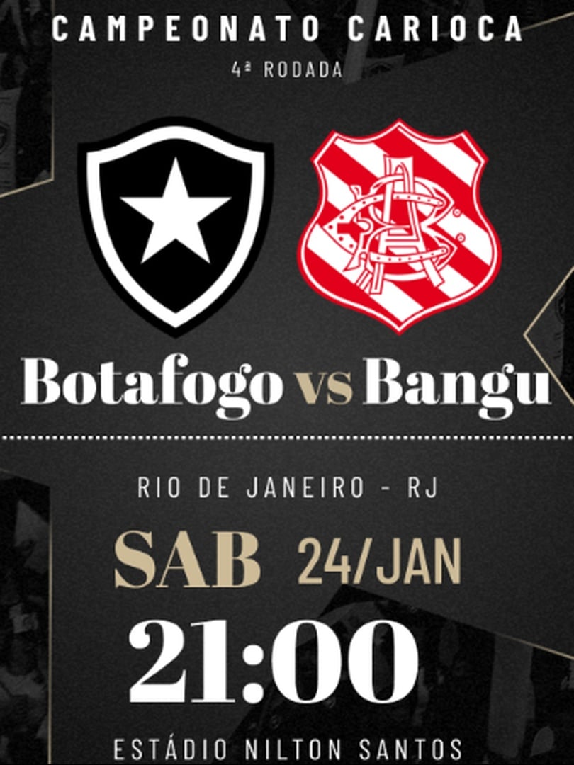 Botafogo x Bangu - Campeonato Carioca