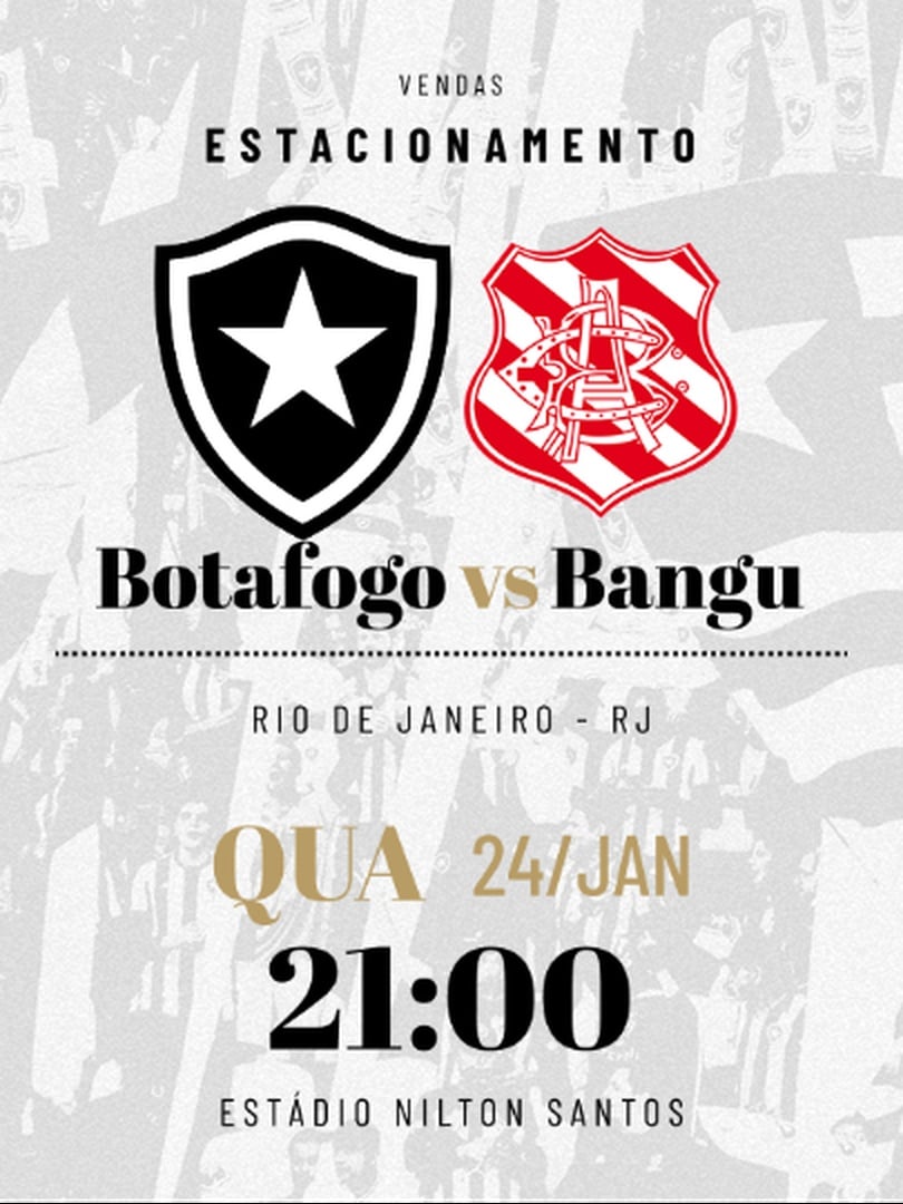 Estacionamento - Botafogo x Bangu - 24/01