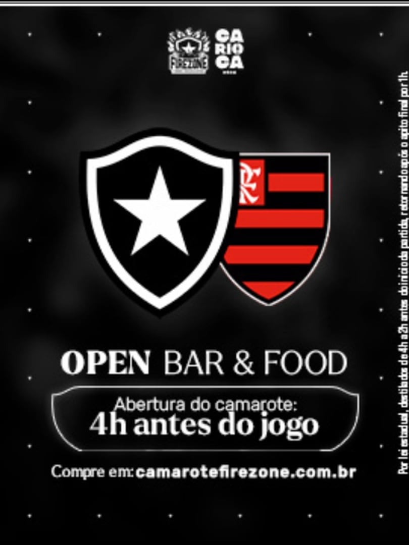 Camarote Firezone - Botafogo x Flamengo