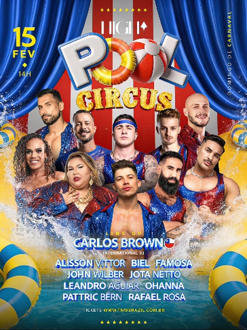 HIGH POOL CIRCUS | CARNAVAL HIGH CLUB | SÃO PAULO | TNW