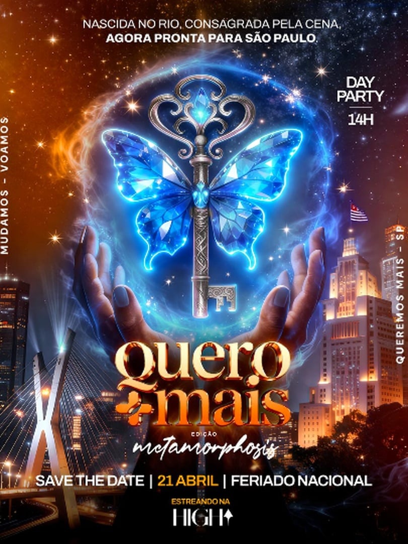 21.04 | HIGH CLUB | QUERO MAIS EDIÇÃO METAMORPHOSIS | SÃO PAULO | TNW