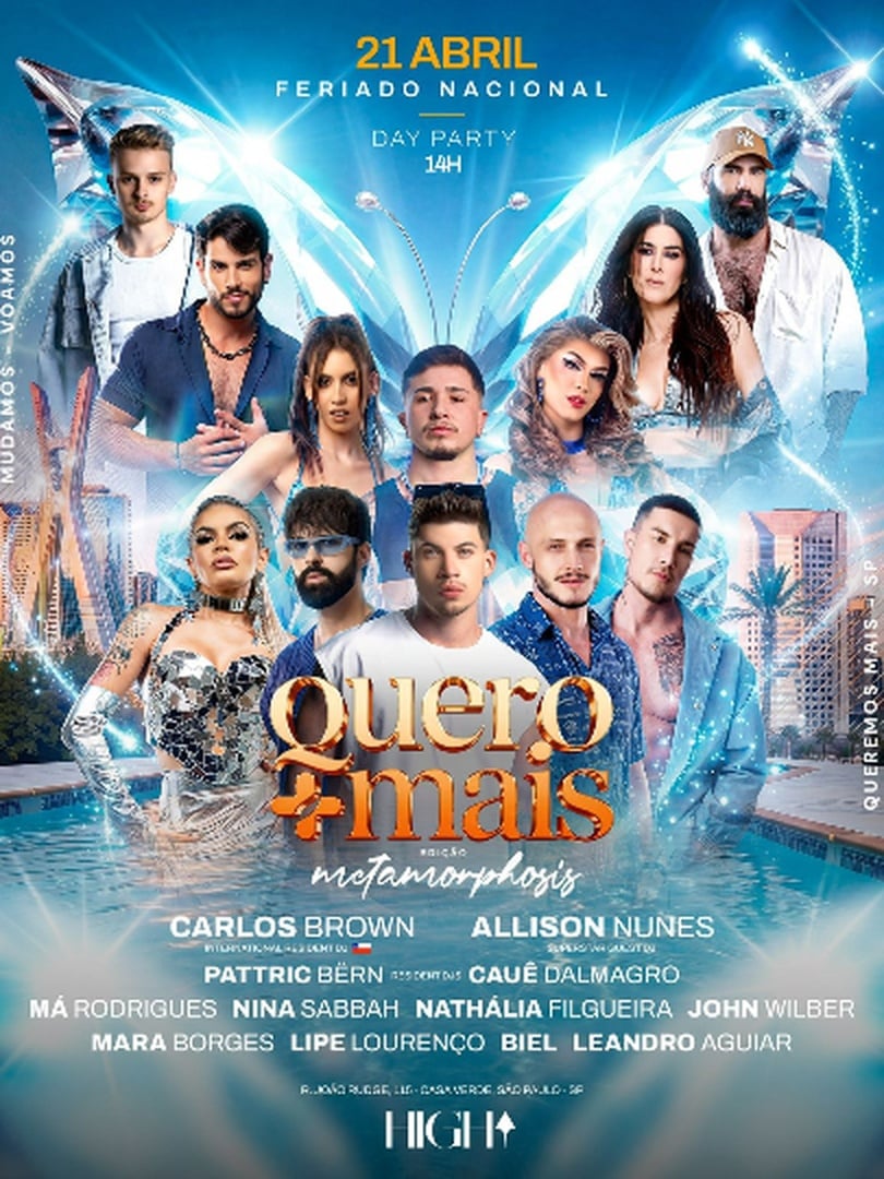 21.04 | HIGH CLUB | QUERO MAIS EDIÇÃO METAMORPHOSIS | SÃO PAULO | TNW