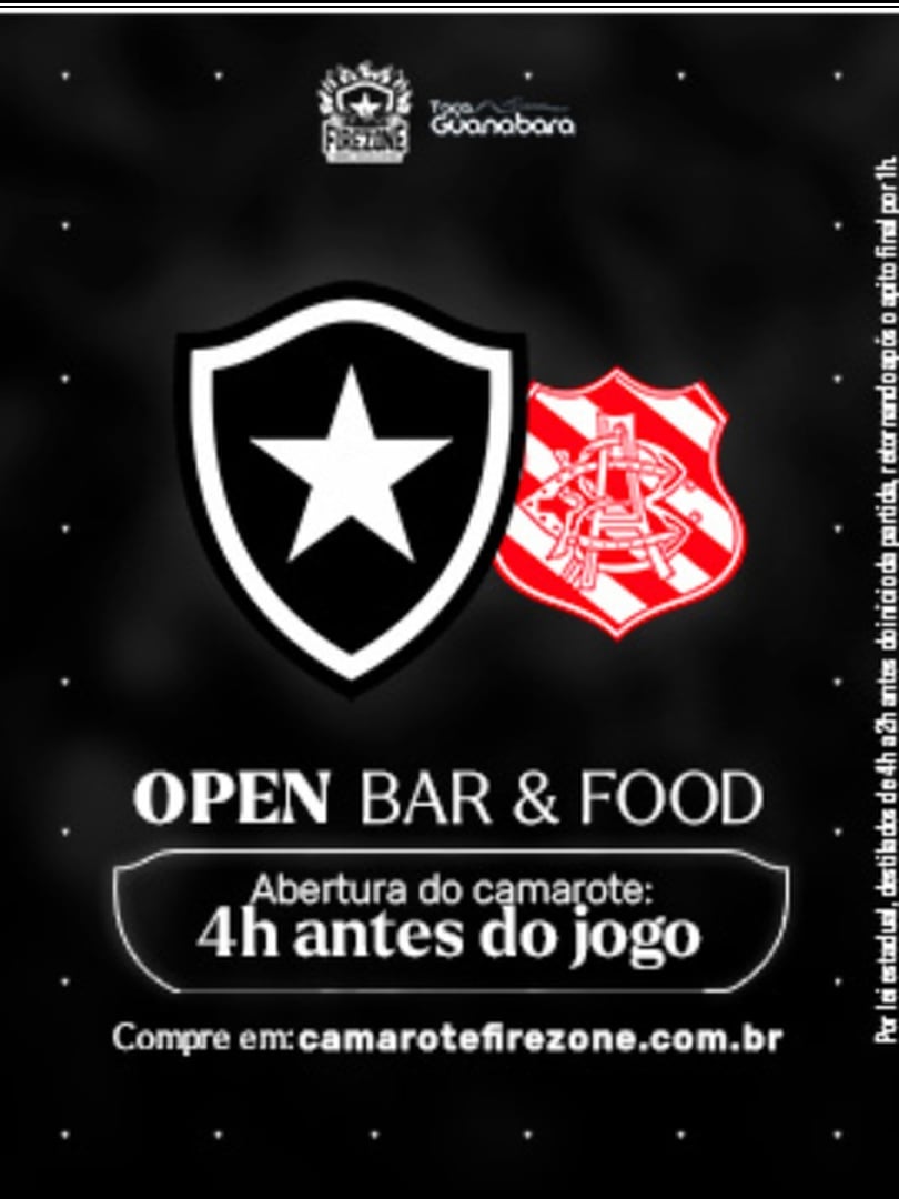 Camarote Firezone - Botafogo x Bangu