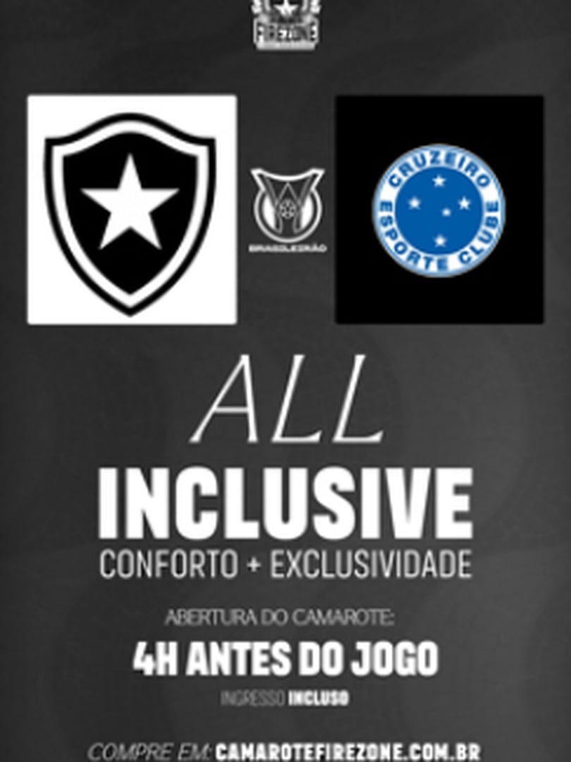Camarote Firezone - Botafogo x Cruzeiro